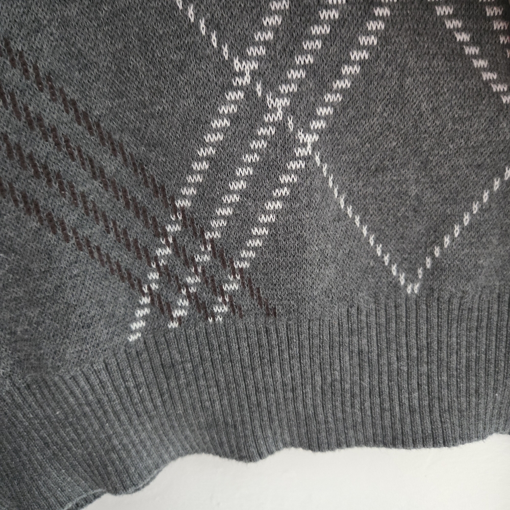 Johnston & Murphy Mens Sweater, Large Classic V-Neck Pullover Pima Cotton Casual - Picture 7 of 10